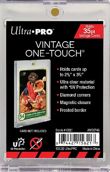 ULTRA PRO - VINTAGE UV ONE-TOUCH 35PT MAGNETIC CARD HOLDER